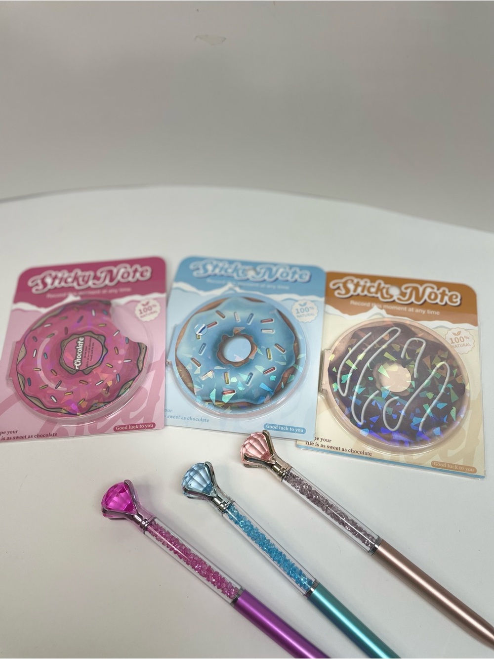 Donut Note Pads And Pens 🍩 Set of 3